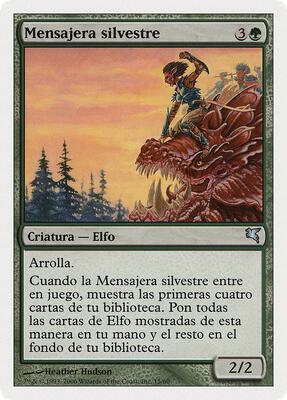 Sylvan Messenger (Spanish) - "Mensajera silvestre"