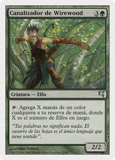 Wirewood Channeler Spanish Canalizador de Wirewood