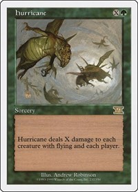 Hurricane - Classic Sixth Edition - Magic: The Gathering card