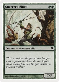 Elvish Warrior (Spanish) - "Guerrero elfico" (B42)