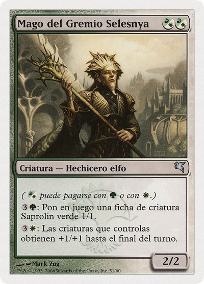 Selesnya Guildmage Spanish Mago del Gremio Selesnya