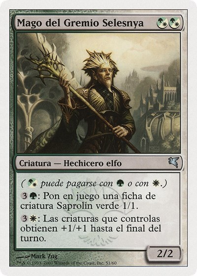 Selesnya Guildmage Spanish Mago del Gremio Selesnya