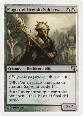 Selesnya Guildmage (Spanish) - "Mago del Gremio Selesnya"