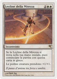 Leyline of the Meek (Italian) - "Leyline della Mitezza"