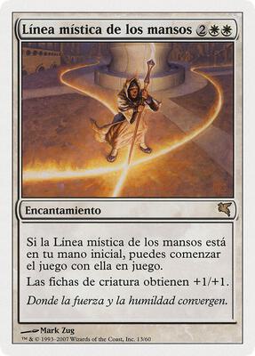 Leyline of the Meek (Spanish) - "Linea mistica de los mansos"