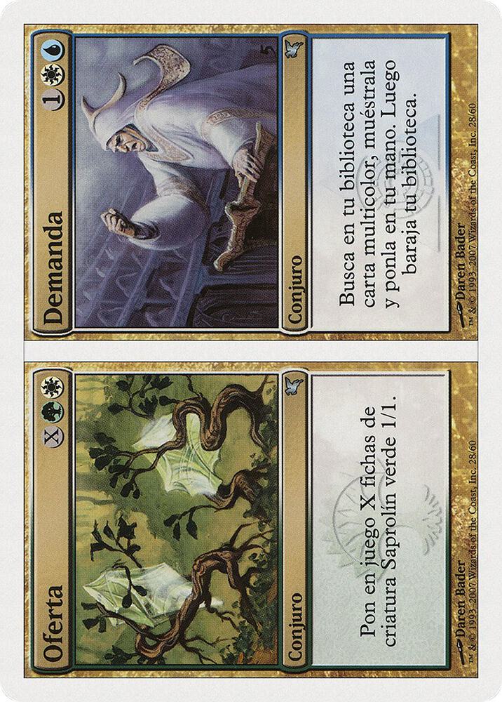 Supply // Demand (Spanish) - "Oferta // Demanda" (J28)
