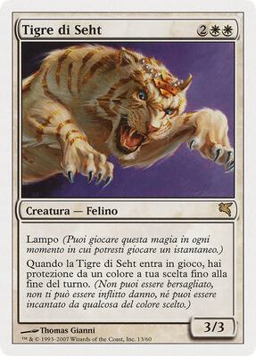 Seht's Tiger (Italian) - "Tigre di Seht"