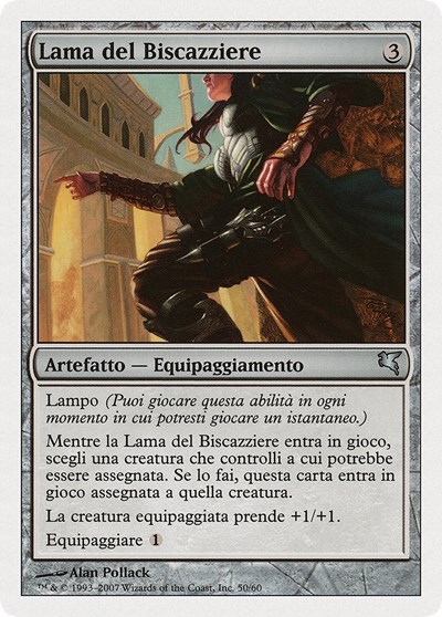 Grifters Blade Italian Lama del Biscazziere