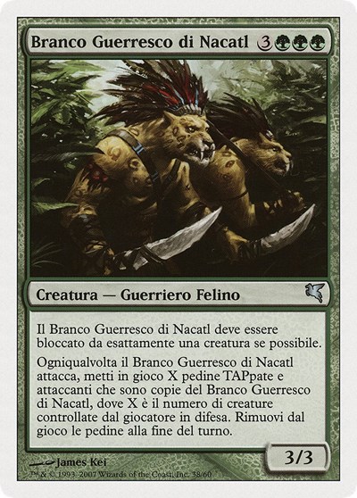 Nacatl War Pride Italian Branco Guerresco di Nacatl