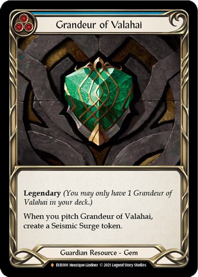 Grandeur of Valahai Everfest card price