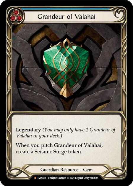 ヴァラハイの威厳 / Grandeur of Valahai Grandeur of Valahai - Everfest - Flesh and Blood TCG