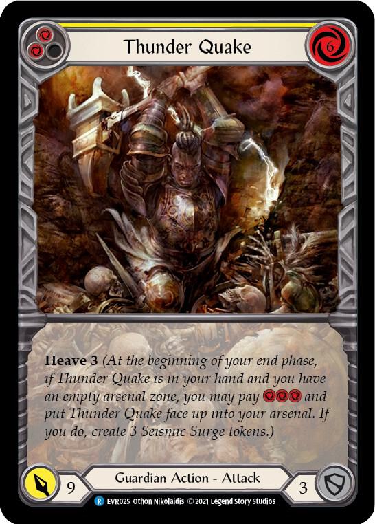 Thunder Quake (Yellow) (Extended Art)