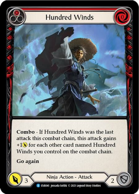 Hundred Winds (Red) - Everfest - Flesh and Blood TCG - TCGplayer.com
