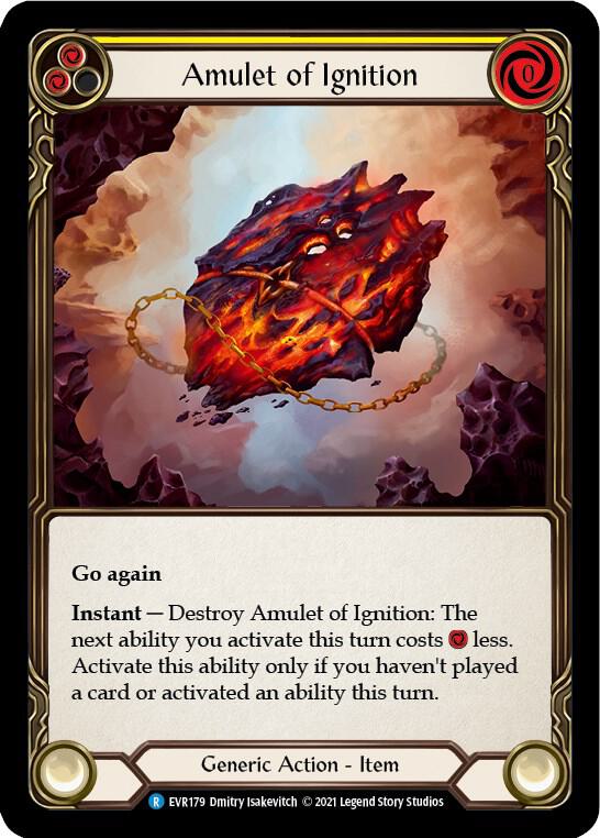 Amulet of Ignition - Everfest - Flesh and Blood TCG - TCGplayer.com