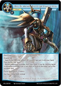 Deus Ex Machina Enters the Game of Gods - Force of Will Game of Gods: Reloaded trading card