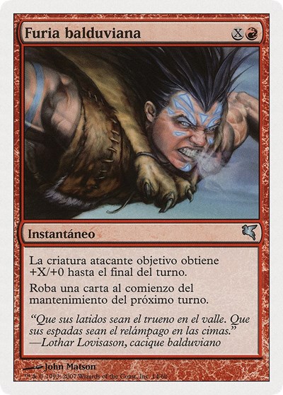 Balduvian Rage Spanish Furia balduviana