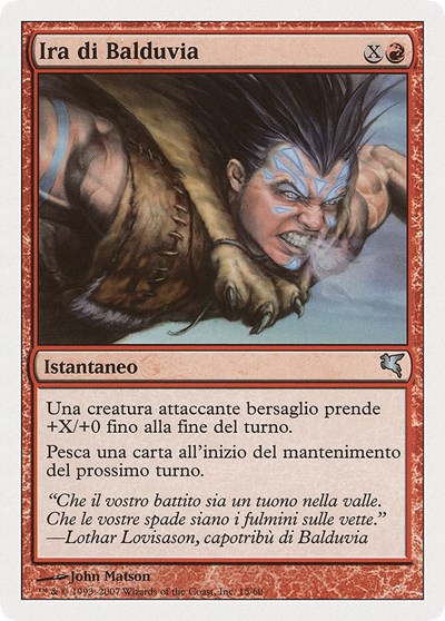 Balduvian Rage Italian Ira di Balduvia