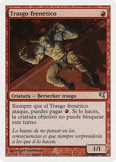 Frenzied Goblin Spanish Trasgo frenetico