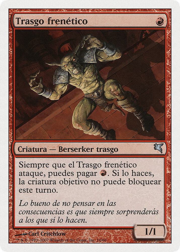 Frenzied Goblin (Spanish)