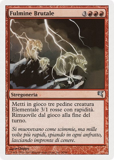 Feral Lightning Italian Fulmine Brutale
