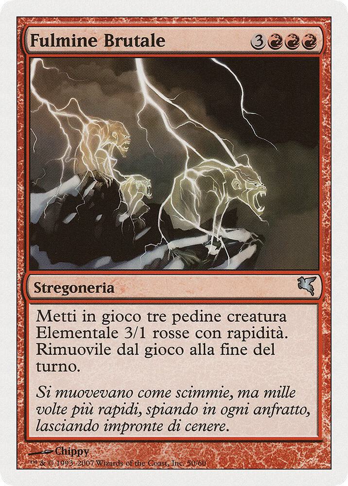 Feral Lightning (Italian) I50 card