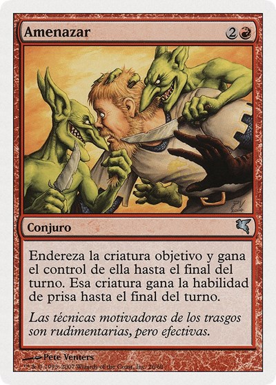 Threaten Spanish Amenazar