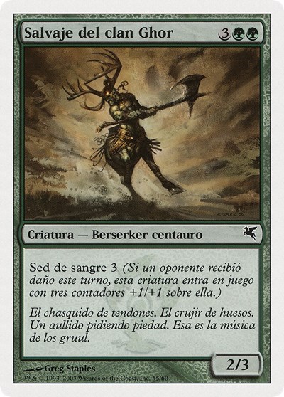 Skarrg the Rage Pits Spanish Salvaje del clan Ghor
