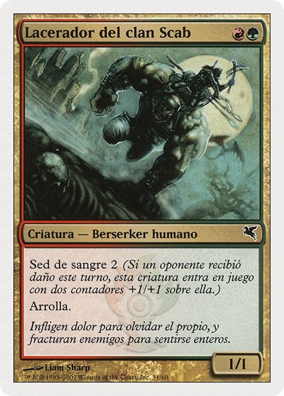 Scab Clan Mauler Spanish Lacerador del clan Scab