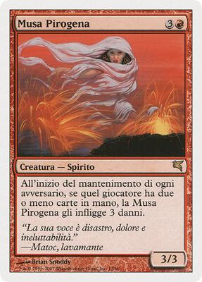 Lavaborn Muse (Italian) - "Musa Pirogena"