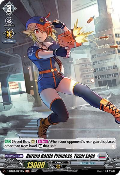 Aurora Battle Princess, Tazer Lage (Holo)