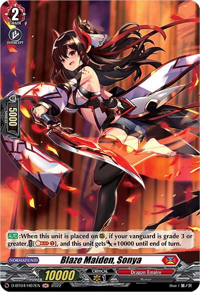 Blaze Maiden, Sonya (Holo)
