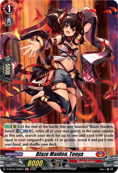 Blaze Maiden, Tonya (Holo)