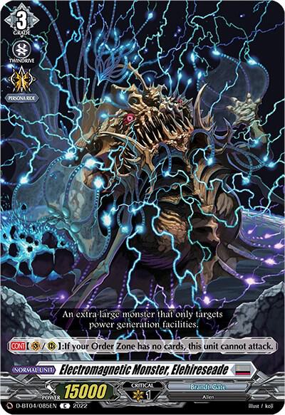 Electromagnetic Monster, Elehireseade