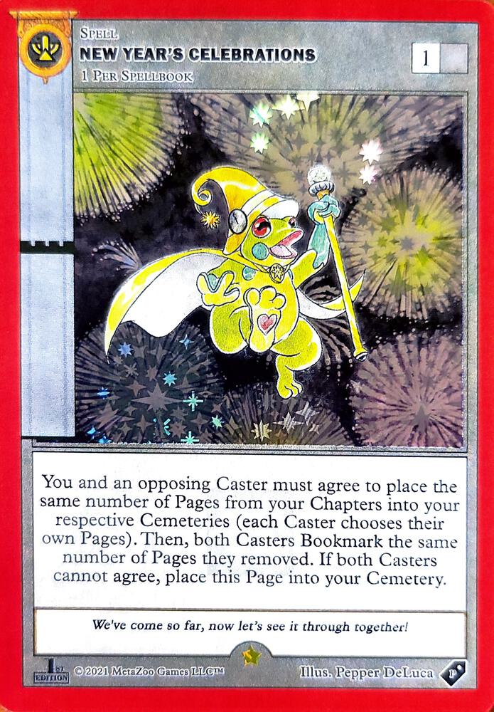 New Year's Celebrations (First Edition) - Holiday Promos - MetaZoo