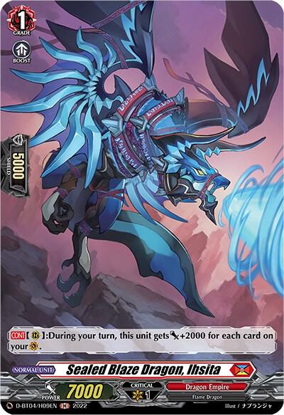 Sealed Blaze Dragon, Ihsita (Holo)