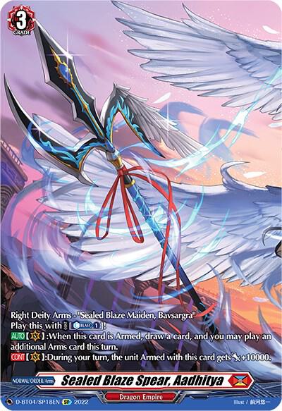Sealed Blaze Spear, Aadhitya (SP)