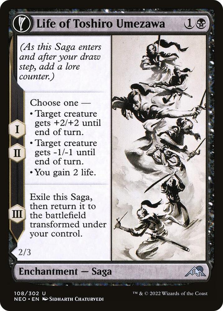 Life of Toshiro Umezawa - Kamigawa: Neon Dynasty - Magic: The