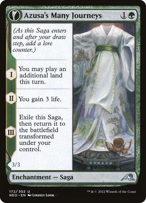 GENERATIONS - aya  Azusa's Many Journeys - Kamigawa: Neon Dynasty - Magic: The