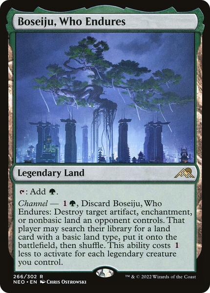 耐え抜くもの、母聖樹/Boseiju, Who Endures Boseiju, Who Endures - Kamigawa: Neon Dynasty - Magic: The