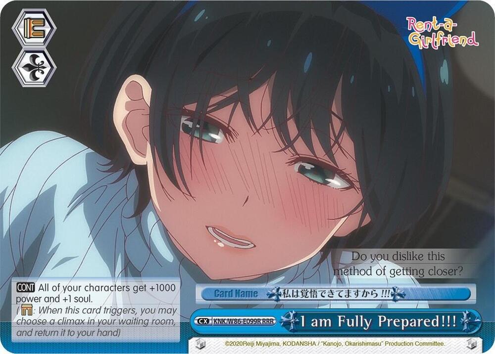 I am Fully Prepared!!! (RRR)