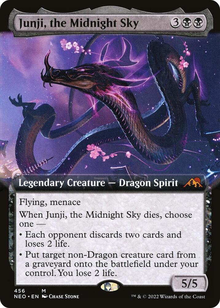Junji, the Midnight Sky (Extended Art) - Kamigawa: Neon Dynasty