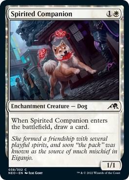 Spirited Companion [Jumpstart 2022] Moderately Played