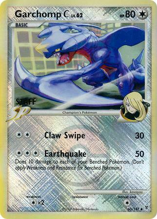 Garchomp C - 60/147 (League Promo) [Staff] 060/147 from League & Championship Cards