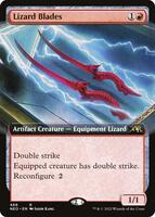 Lizard Blades (Extended Art) - Kamigawa: Neon Dynasty - Magic: The