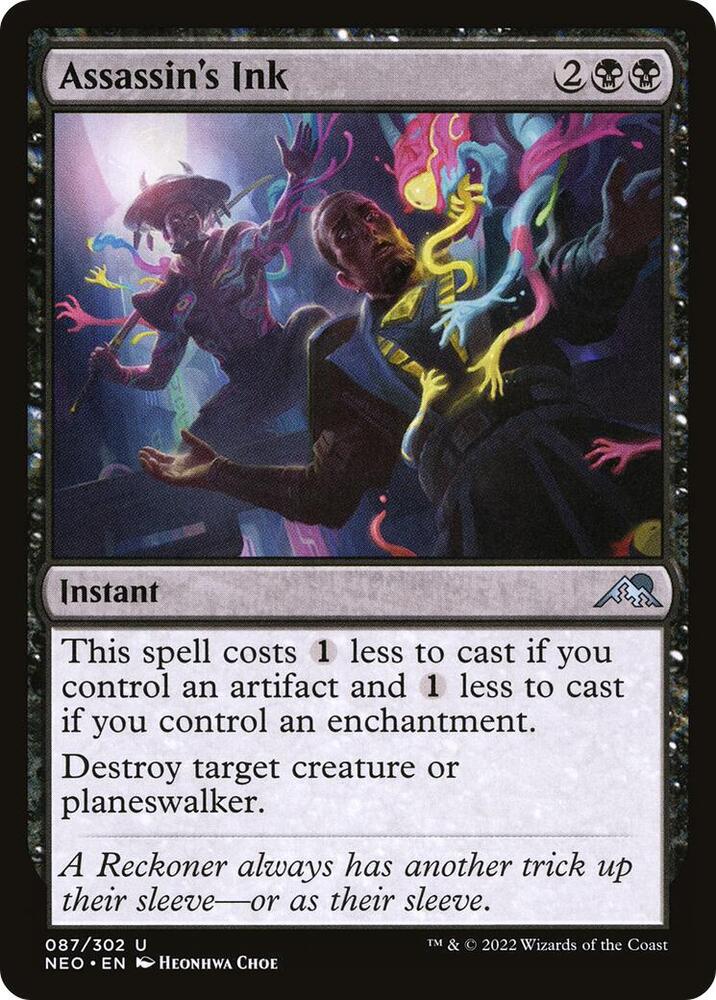 Assassin's Ink - Kamigawa: Neon Dynasty - Magic: The Gathering