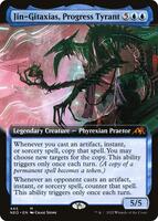 Jin-Gitaxias, Progress Tyrant (Extended Art) - Kamigawa: Neon