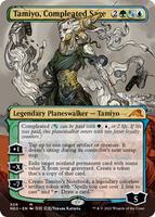 Tamiyo, Compleated Sage (Borderless) - Kamigawa: Neon Dynasty