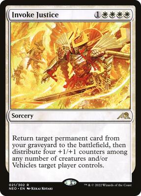 Invoke Justice - Kamigawa: Neon Dynasty - Magic: The Gathering