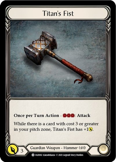 Titan's Fist card