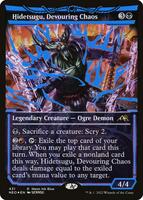 mtg 貪る混沌、碑出告 黄色 青色 ネオンインク FOIL 432 neo mtg 貪る混沌、碑出告 黄色 青色 ネオンインク FOIL 432 neo